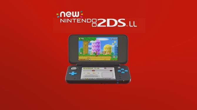 Newニンテンドー2DS LL」発売決定！“大画面”で“折り畳み可能”な2DSが7