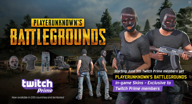 バトロワシューター Pubg Twitch Prime登録者向け限定スキン登場 日本からの入手は不可 Game Spark 国内 海外ゲーム情報サイト