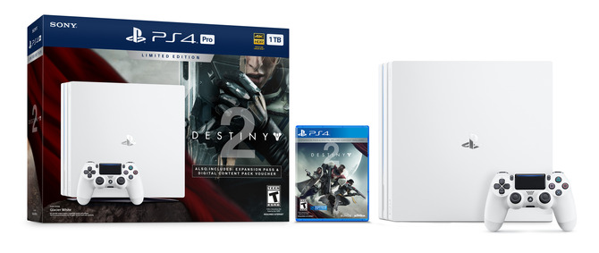 Destiny 2 とps4 Proの限定バンドルが海外発表 1tb Hdd搭載グレイシャー ホワイト Game Spark 国内 海外ゲーム情報サイト