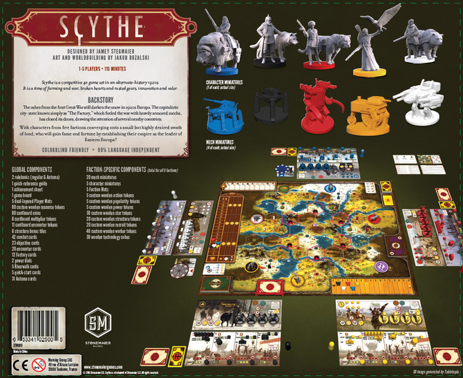 カルトボードゲーム『Scythe』のSteamデジタル版発表！―『Iron Harvest 
