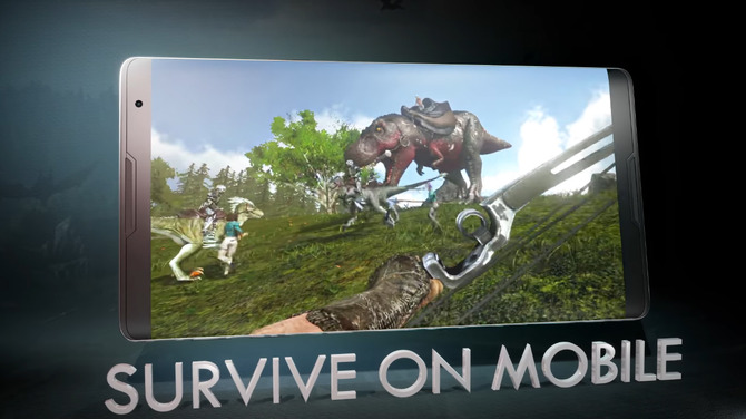 モバイル版 Ark Survival Evolved 発表 壮大な恐竜サバイバルが手の中に Game Spark 国内 海外ゲーム情報サイト