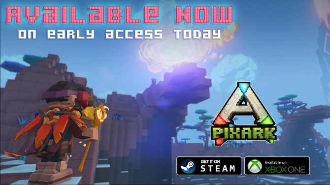 恐竜サバイバル Ark のマイクラ風スピンオフ Pixark が早期アクセス開始 Game Spark 国内 海外ゲーム情報サイト