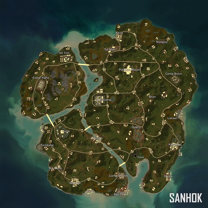 Pubg 新マップ Sanhok がテストサーバーに登場 正式配信は6月22日に Game Spark 国内 海外ゲーム情報サイト Pubg 新マップ Sanhok がテストサーバーに登場 正式配信は6月22日に Game Spark 国内 海外ゲーム情報サイト