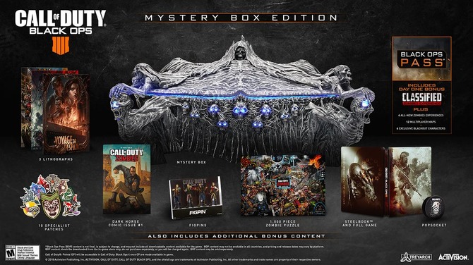 Call of Duty: Black Ops 4』豪華特典付き「Mystery Box Edition」が