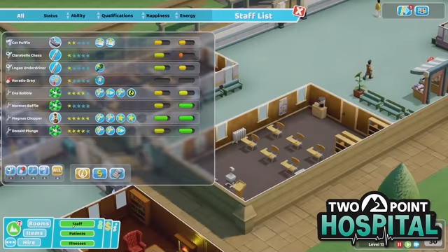 コミカルな病院経営シム Two Point Hospital Steamで配信開始 奇天烈な症状を治療しよう Game Spark 国内 海外 ゲーム情報サイト