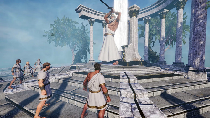 ギリシャ神話バトルロイヤル Zeus Battlegrounds 発表 己の力を神