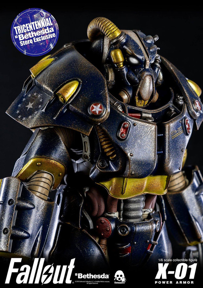 Fallout の X 01 パワーアーマー フィギュアにベゼスダ ストア限定