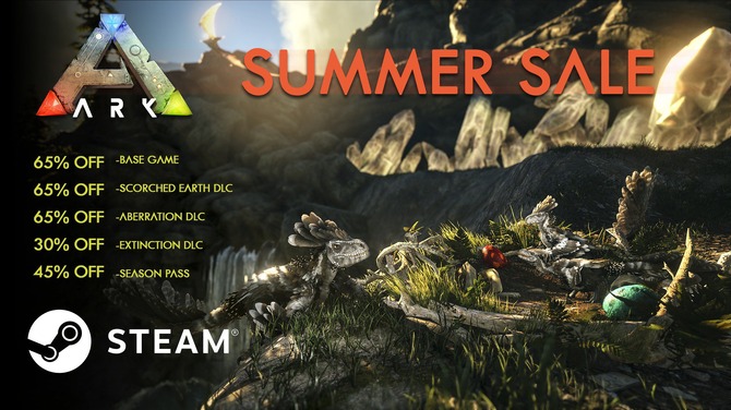 恐竜オープンワールド Ark 夏イベント Summer Bash 19 現地時間7月2日より開催 Game Spark 国内 海外ゲーム情報サイト