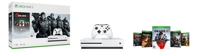 XBOX ONE S 本体＋GEARS5＋GEARS COLLECTION同梱