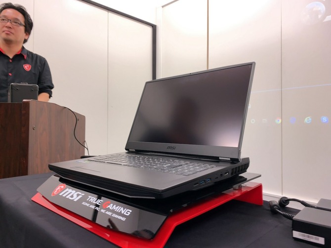 MSI最新ゲーミングノートPC発表会レポ―デスクトップ用Core i 9搭載