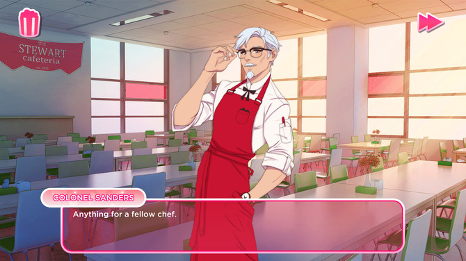 恋愛相手は カーネルおじさん Kfc公式 恋愛シム I Love You Colonel Sanders 発表 Update Game Spark 国内 海外ゲーム情報サイト