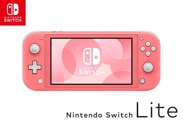 ニンテンドースイッチLiteの新色「コーラル」が3月20日発売決定！3月7日より予約受付スタート─春にぴったりなピンク色 | Game