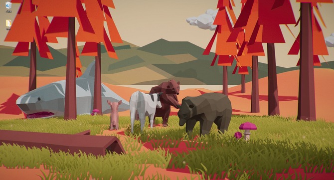 あなたのpcが野生の王国に 動く動物の壁紙制作ソフト Ultimate Low Poly Pet 早期アクセス開始 Game Spark 国内 海外ゲーム情報サイト