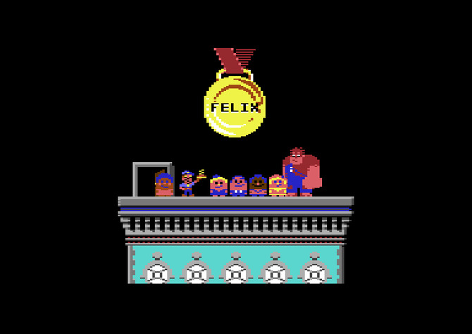 映画 シュガー ラッシュ の架空ゲーム Fix It Felix Jr コモドール64版が登場 Game Spark 国内 海外ゲーム 情報サイト