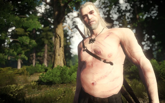 ゲームクリア後を再現 ウィッチャー3 ゲラルトをぽっちゃりおじさんにする Dad Bod Geralt Modが公開 Game Spark 国内 海外ゲーム情報サイト