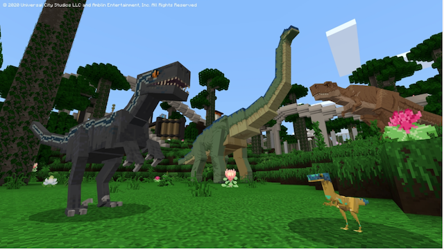 マインクラフト 新dlc Jurassic World 配信開始 恐竜リゾートのパークマネージャーになろう Update Game Spark 国内 海外ゲーム情報サイト
