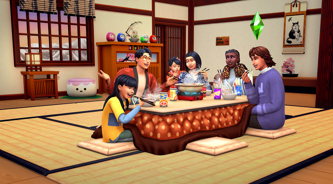 日本テーマの家具も多数 The Sims 4 新拡張パック Snowy Escape トレイラー公開 Game Spark 国内 海外ゲーム情報サイト