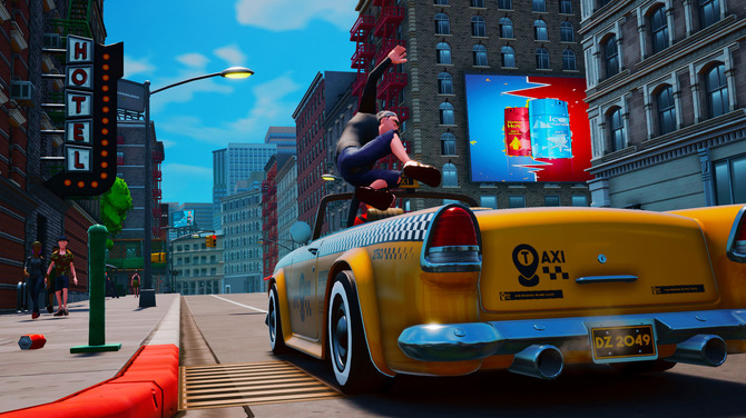 クレイジーなタクシー爆走アクション Taxi Chaos 発売日決定 華麗な運転で客を目的地に届けよう Game Spark 国内 海外ゲーム 情報サイト