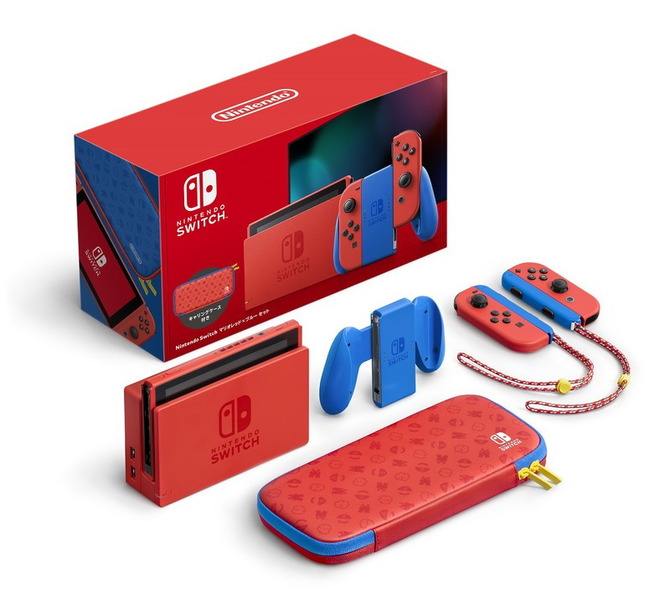 マリオモチーフのスイッチ本体特別セット「Nintendo Switch マリオ