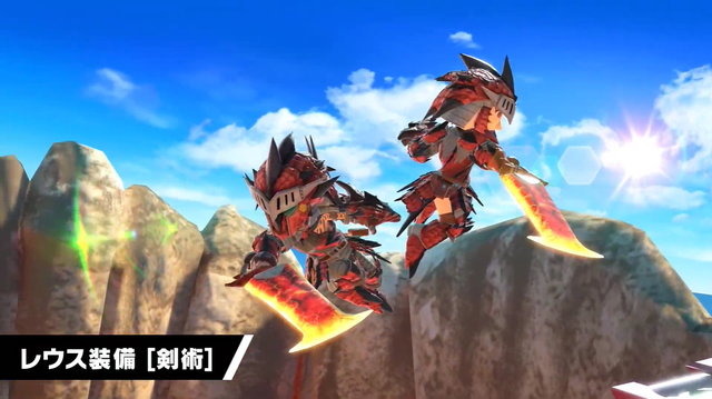 スマブラSP』リオレウスを追って『モンハン』からハンター参戦！追加