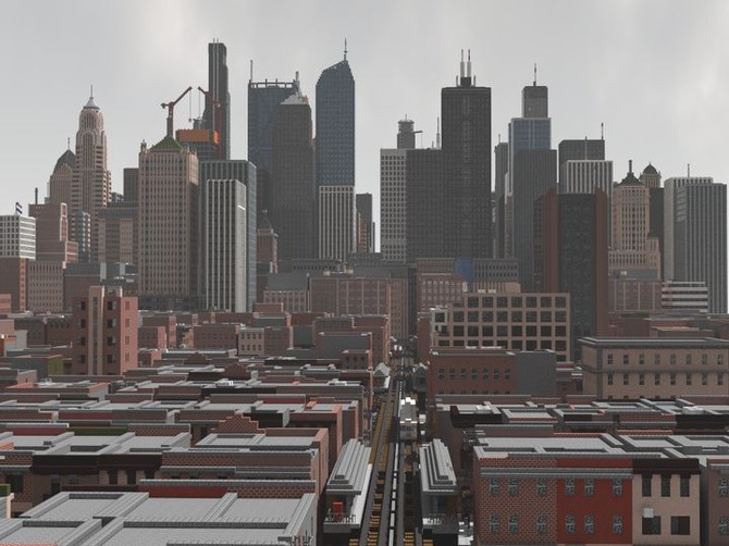 製作期間3年 マインクラフト で架空の北米の大都市を作成するユーザー現る Game Spark 国内 海外ゲーム情報サイト