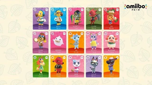 第5弾「どうぶつの森 amiiboカード」11月5日発売！新キャラ