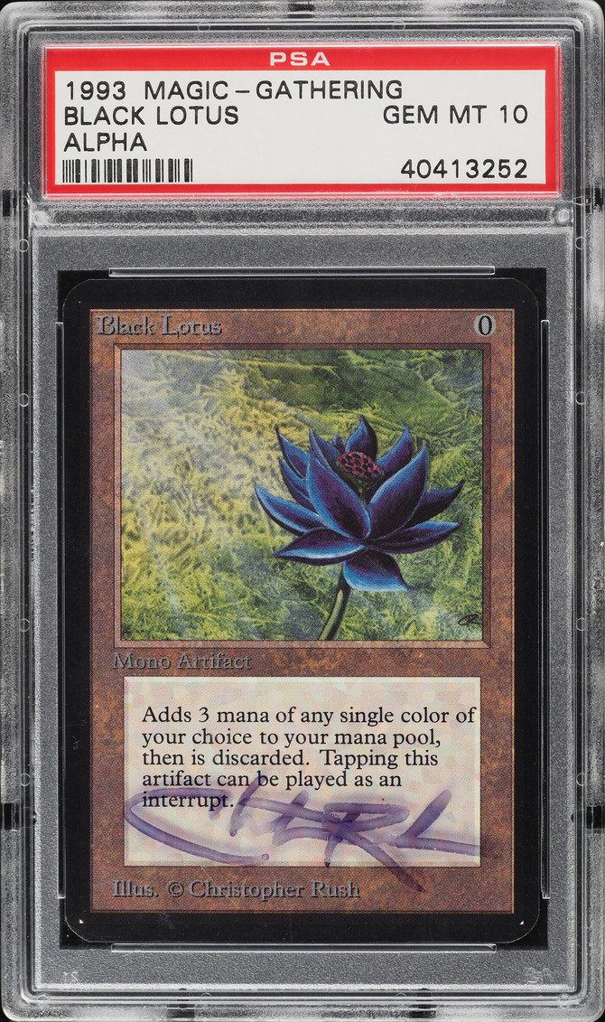 【大判カード】Black Lotus　プロモーションカード