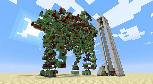 海外 Minecraft プレイヤーが制作した巨大ロボットが話題に 自走式で武装のリロードも可能 Game Spark 国内 海外ゲーム情報サイト