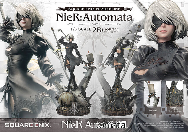 お値段約28万の造形美!『ニーア オートマタ』より「2B(ヨルハ二号B型