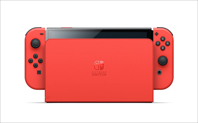 Nintendo Switch（有機ELモデル） マリオレッド」10月6日発売―マリオや