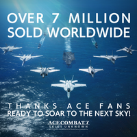 フライトシューティングゲーム『ACE COMBAT(TM)7: SKIES UNKNOWN』世界累計販売本数700万本突破！シリーズ世界累計販売本数は 2,100 万本に到達！