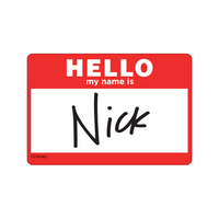 ディズニー映画『ズートピア２』の劇中に登場した“ニックの名札”風シールを完全再現！　ニックの公式ファンブック＜初版限定特典＞に決定！