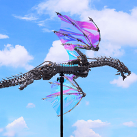 126cmのドラゴンを、机の上から空へ。3000ピース超の金属パーツで組み上げるBLDB「天空のオーロラドラゴン」