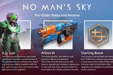 『No Man's Sky』Xbox One版予約特典が発表に!Xboxロゴを模したスーツも 画像