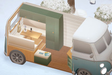 キャンピングカーづくりゲーム『Camper Van: Make it Home』Kickstarter16時間で目標金額突破 画像